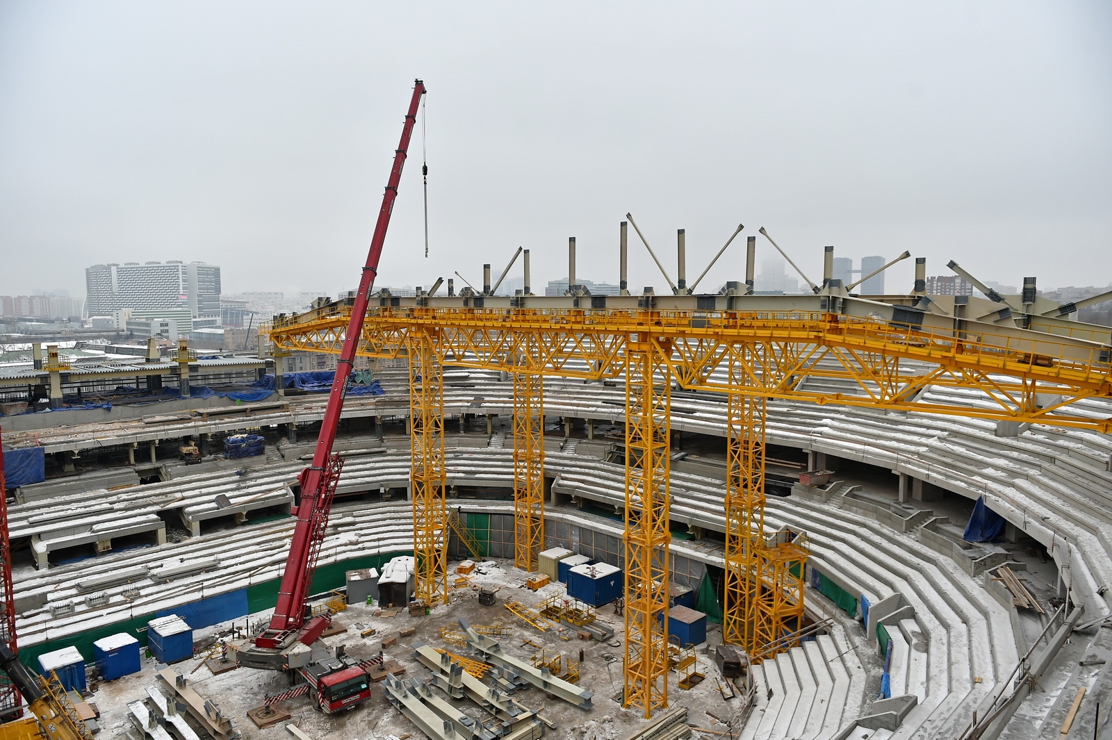 Строительство нового хоккейного стадиона «СКА Арена» в Санкт-Петербурге